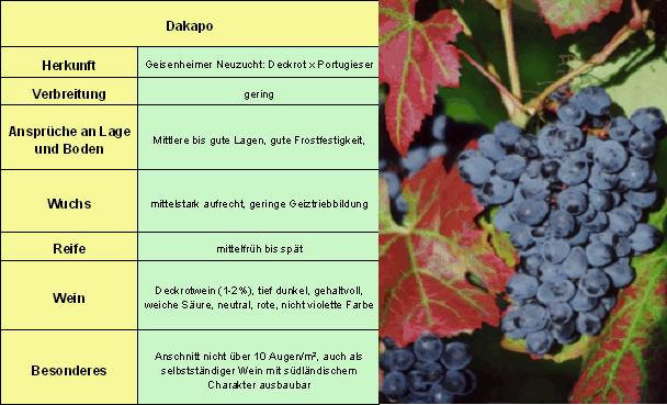 Dakapo - Rebschule Müller