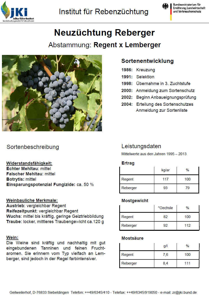 Reberger - Rebschule Müller